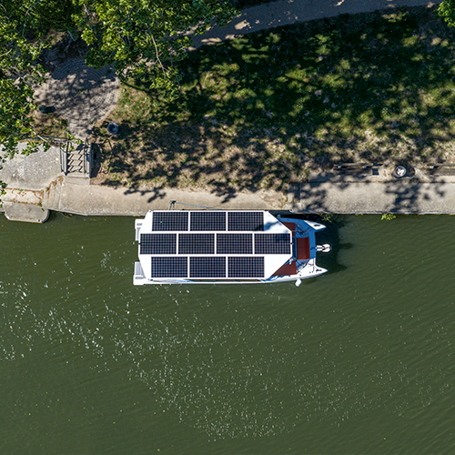 évasion fluviale bateau